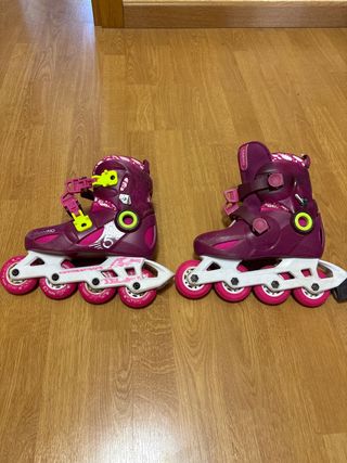 Patines Oxelo Rosa Niño/Niña Talla 28-30