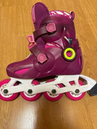 Patines Oxelo Rosa Niño/Niña Talla 28-30