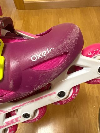 Patines Oxelo Rosa Niño/Niña Talla 28-30