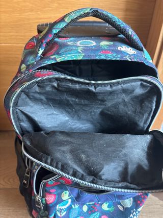 Mochila Totto con ruedas y estampado
