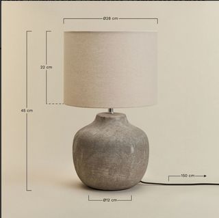 Lámpara de mesa Sklum Uvalin