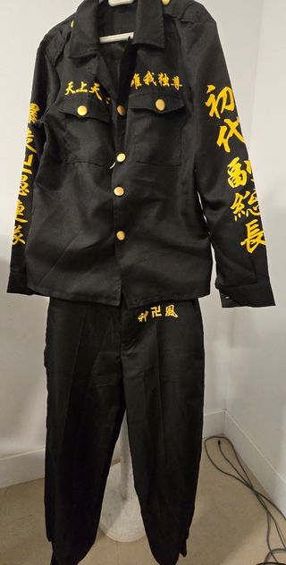Disfraz Anime Tokyo Revengers Negro/Dorado