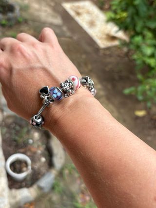 Polsera Pandora Vintage Plata amb 10 charms