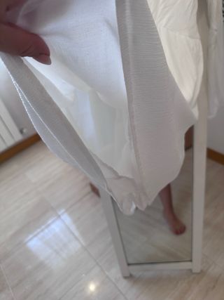 Vestido blanco Stradivarius