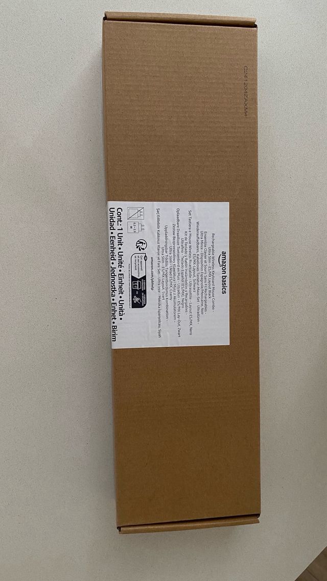 Teclado y Ratón Inalámbrico Recargable