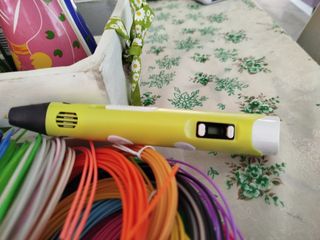 Penna 3D Gialla Usata Poco + Fili Ricambio