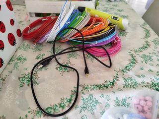 Penna 3D Gialla Usata Poco + Fili Ricambio