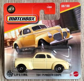Matchbox 1941 Plymouth Coupe Amarillo