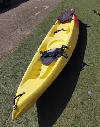 Kayak autovaciable 2+1 plazas