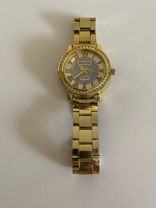 Reloj Geneva Dorado Pulsera Nuevo