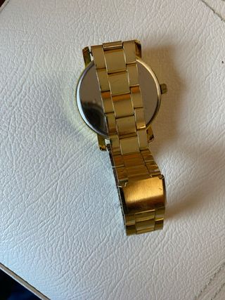Reloj Geneva Dorado Pulsera Nuevo