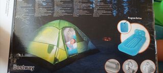 Colchoneta infantil azul