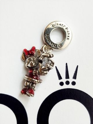 Charm Minnie Disney Plata con Circonita
