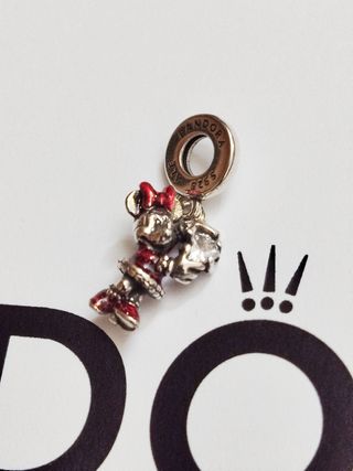 Charm Minnie Disney Plata con Circonita