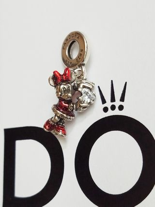 Charm Minnie Disney Plata con Circonita