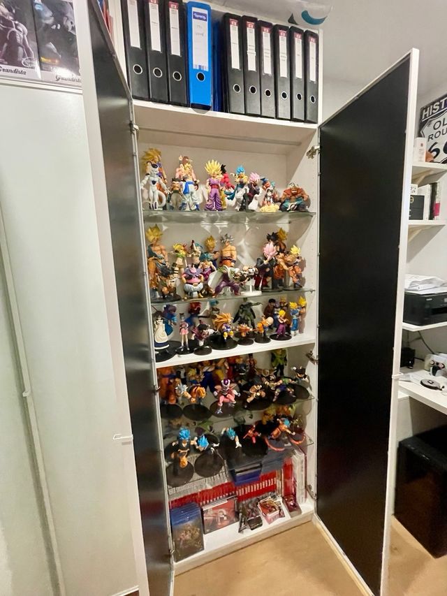 3 Librerías BILLY/ HöGBO con LED y altillo