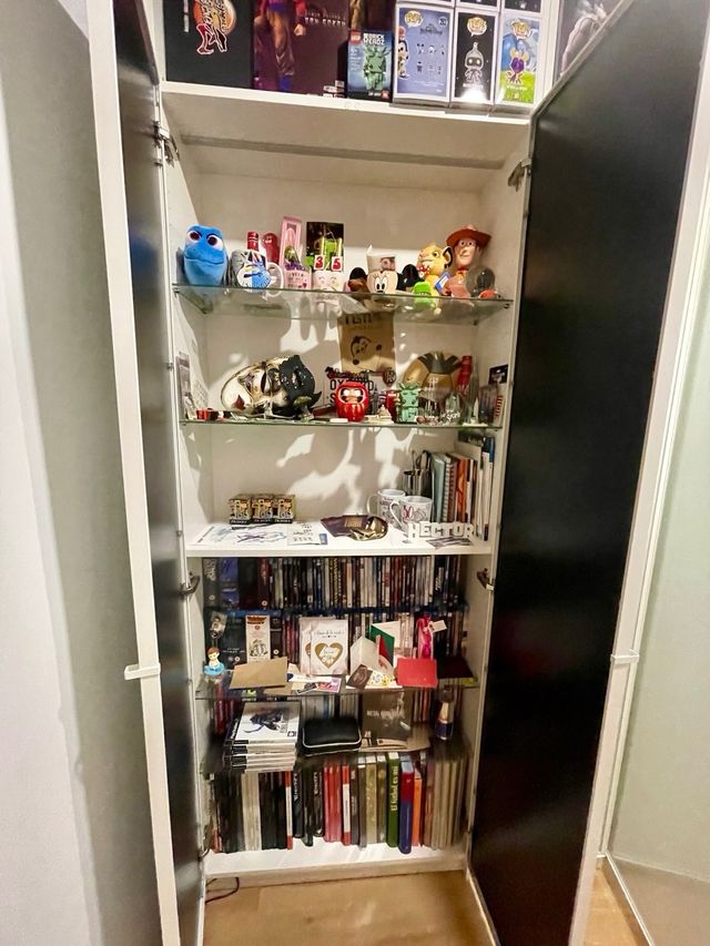 3 Librerías BILLY/ HöGBO con LED y altillo