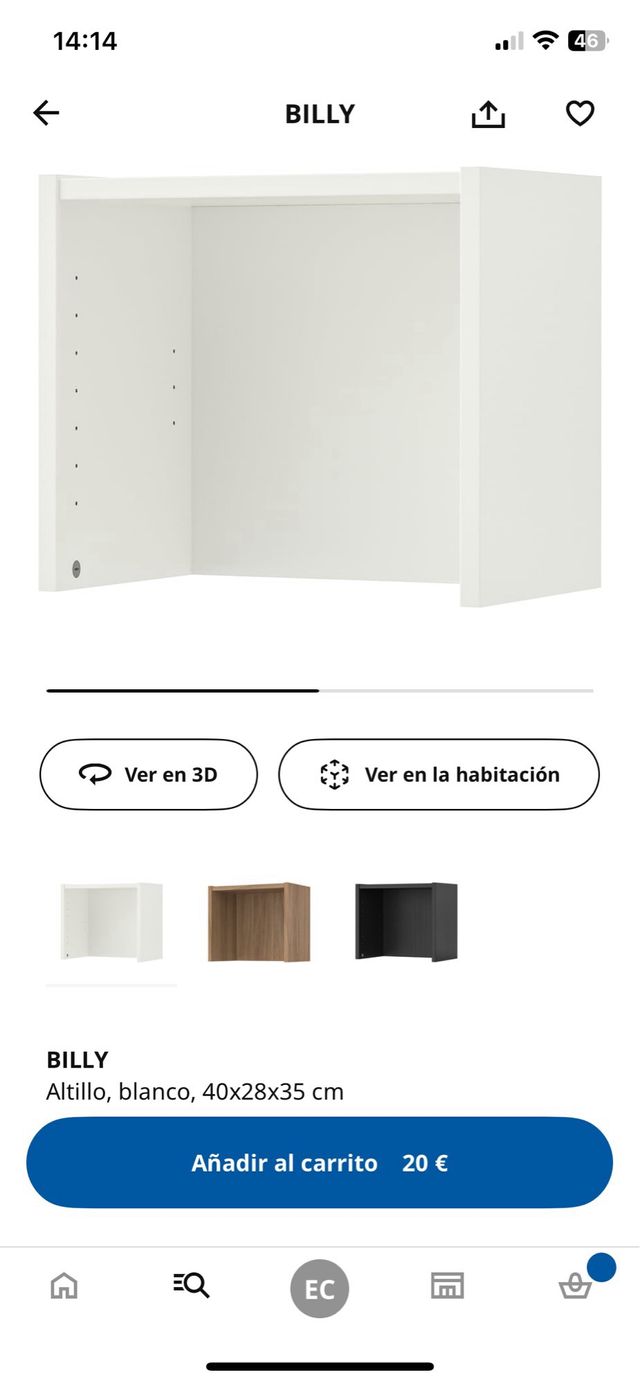 3 Librerías BILLY/ HöGBO con LED y altillo
