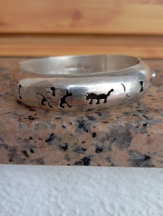 Pulsera Plata 925 Taxco México Azteca