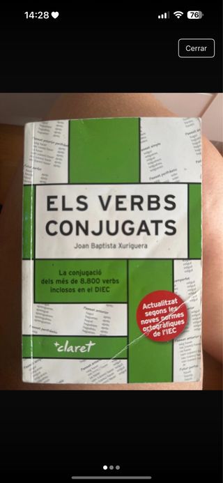 libro de verbos catalan