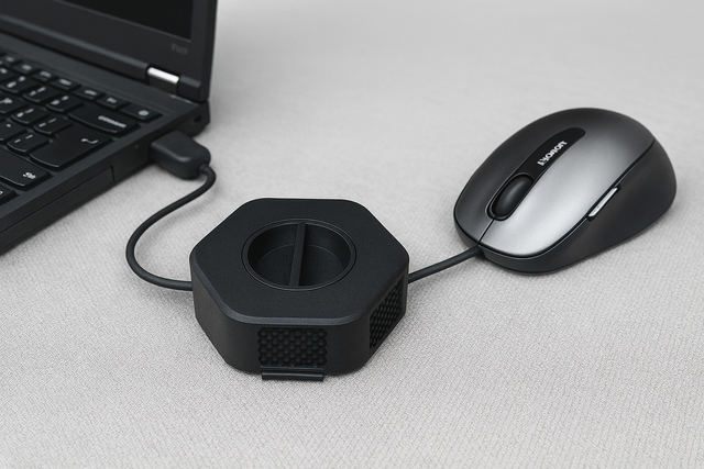 Organizador de cables enrollable