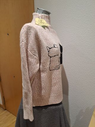 Jersey Moon Face rosa talla única