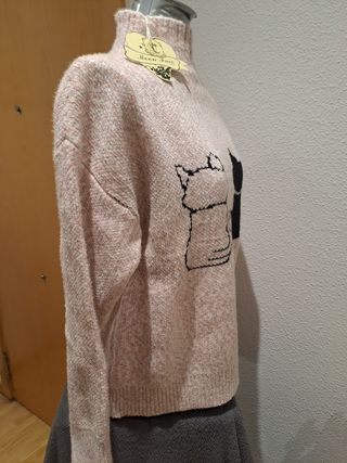 Jersey Moon Face rosa talla única