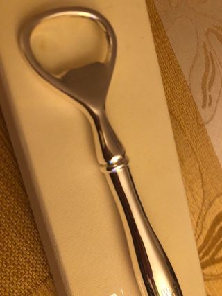Apribottiglie Chinelli Silver Plated