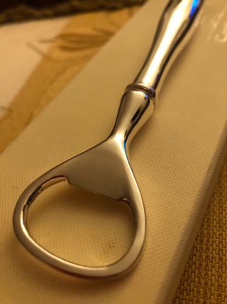 Apribottiglie Chinelli Silver Plated