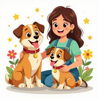 Cuidado de mascotas con cariño y confianza