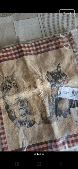 Borsa shopper gatti arazzo