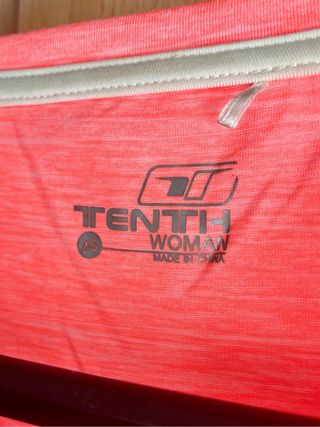 Camiseta Tenth Naranja Talla XS