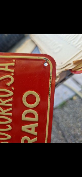 Chapa Antigua Previsión de Socorro