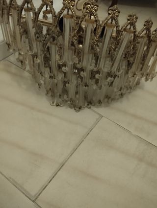 Lámpara de cristal colgante