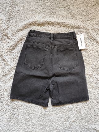 Pantalón corto vaquero negro Talla S