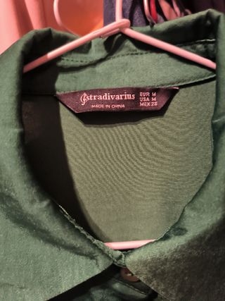 Camisa verde de señora