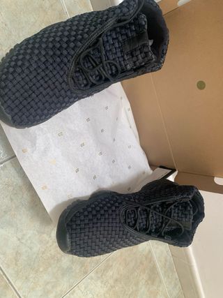 Air Jordan Zapatillas Negras Tejidas