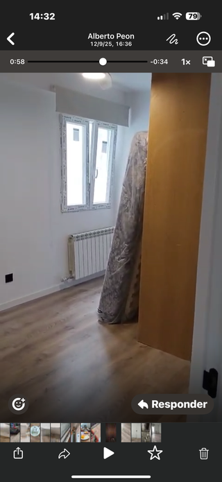 Ventana PVC 2 hojas cristal climalit oscilobatient