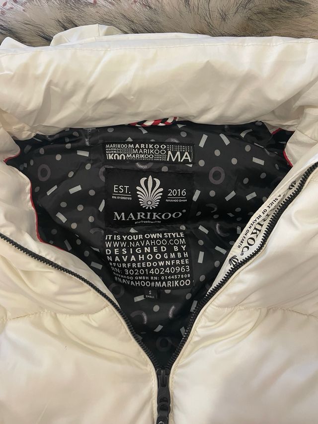 Chaleco Marikoo Mujer Talla S Blanco