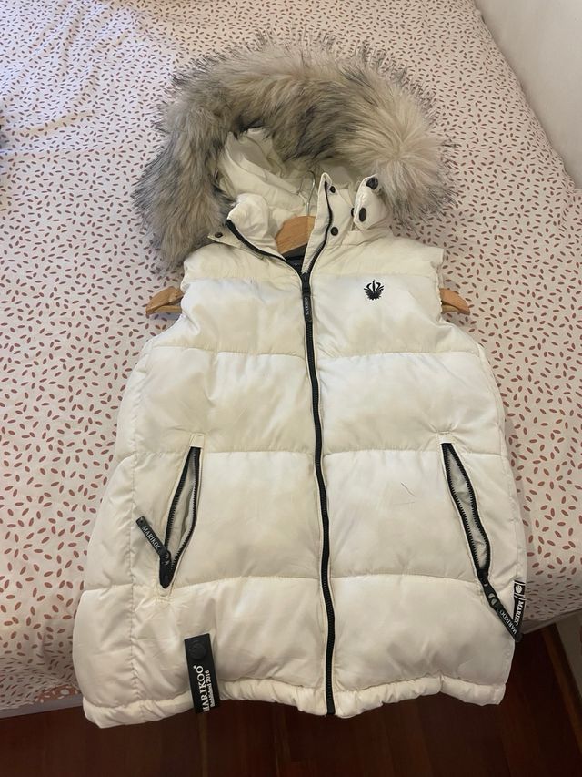 Chaleco Marikoo Mujer Talla S Blanco