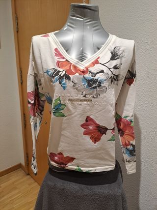 Jersey mujer estampado floral