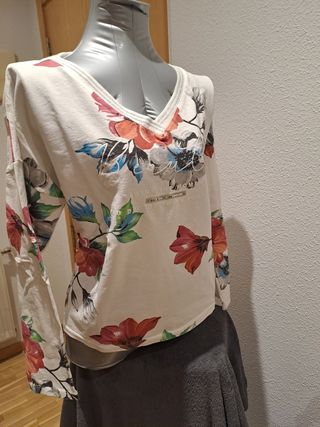 Jersey mujer estampado floral