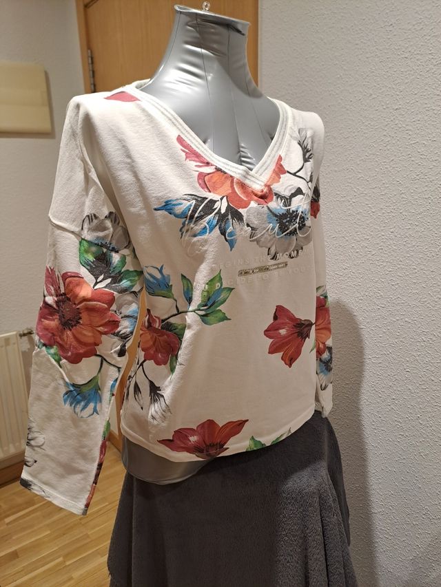 Jersey mujer estampado floral
