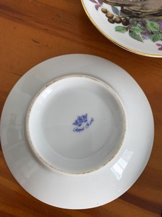 Lote 8 Platitos Porcelana Inglesa Royal Kent