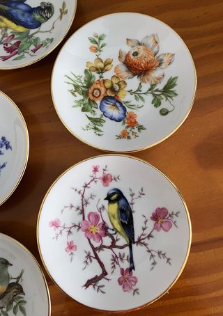 Lote 8 Platitos Porcelana Inglesa Royal Kent