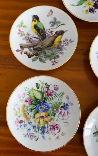 Lote 8 Platitos Porcelana Inglesa Royal Kent