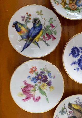 Lote 8 Platitos Porcelana Inglesa Royal Kent