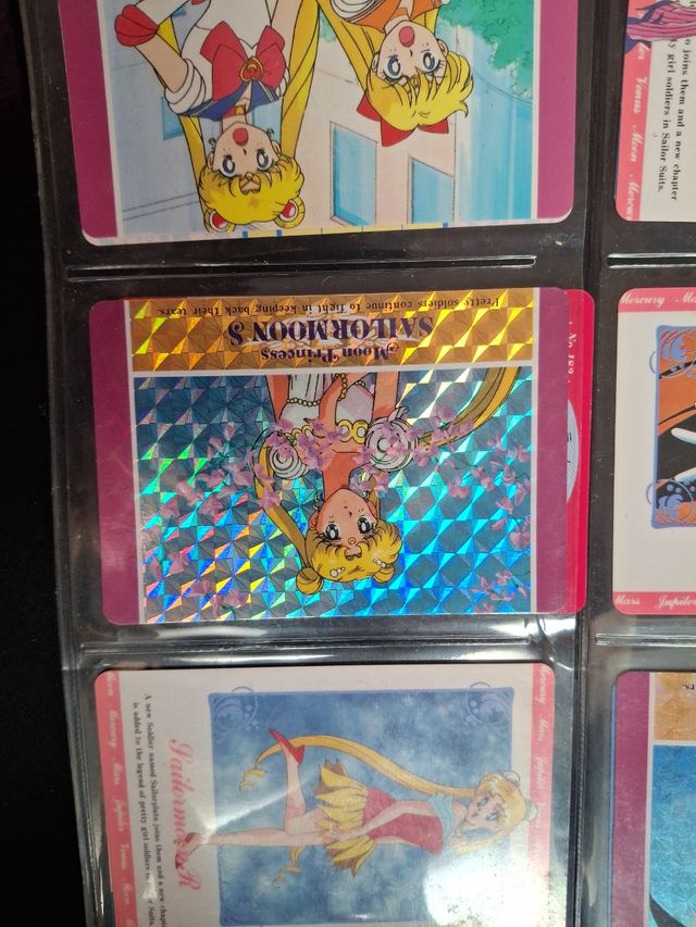 Lote 2 Tarjetas Sailor Moon Brillantes