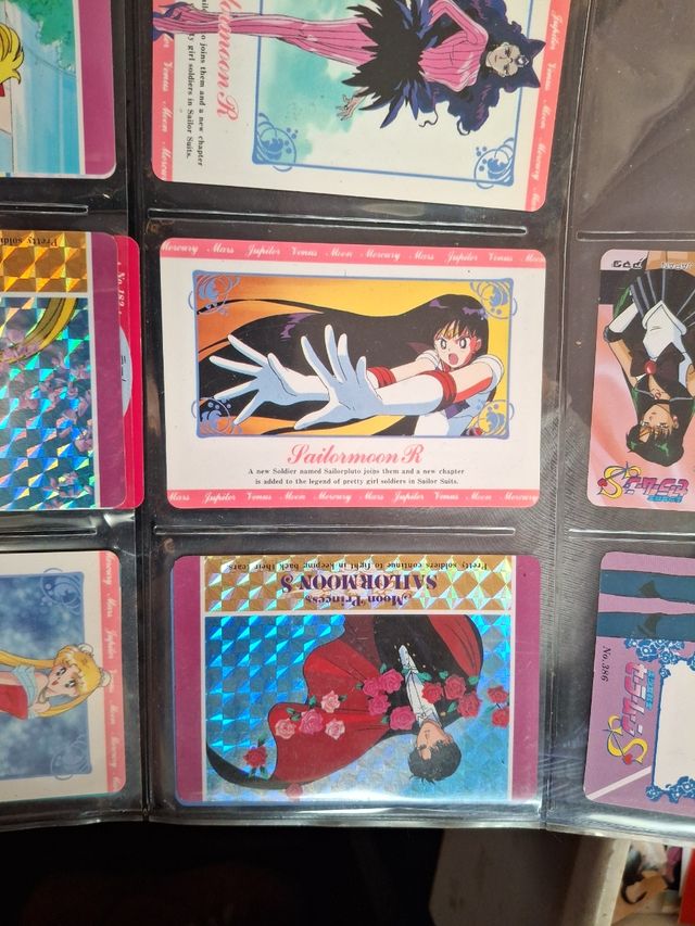 Lote 2 Tarjetas Sailor Moon Brillantes