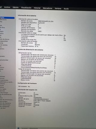 MacBook Pro 2023 / 97% batería